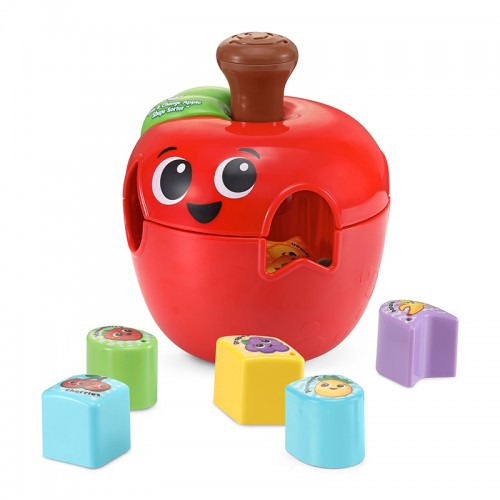 LeapFrog Spin and Change Apple Shape Sorter | Shape Sorter Toy | Baby Toy | Learning Toy | Early Learning Toy | 18 Months+